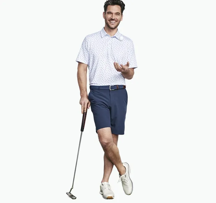 Men Xc4 Performance Polo Light Blue Skull JohnstonandMurphy Polos and Tees Men Xc4 Performance Polo Light Blue Skull JohnstonandMurphy Polos and Tees
