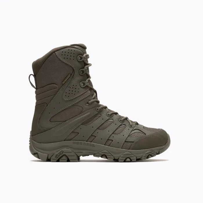 Merrell Boots Men Moab 3 8034 Tactical Zip Waterproof Boot Dark Olive
