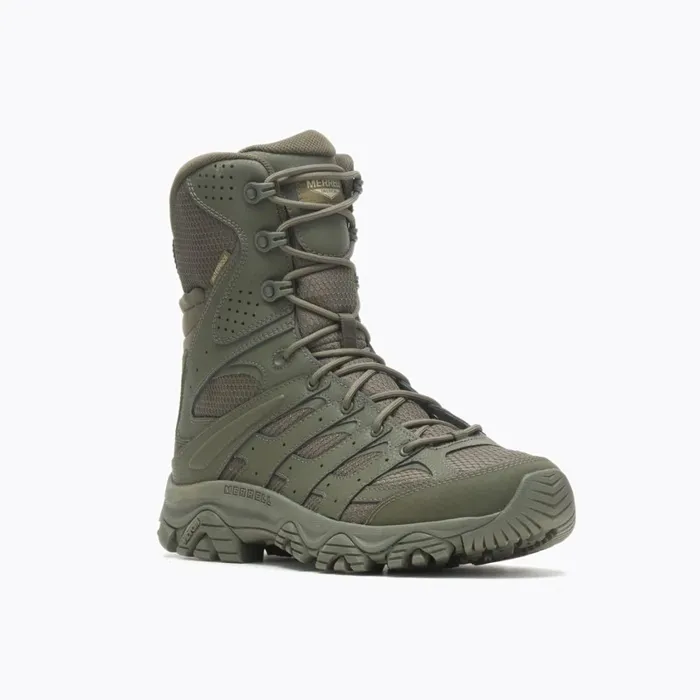 Merrell Boots Men Moab 3 8034 Tactical Zip Waterproof Boot Dark Olive