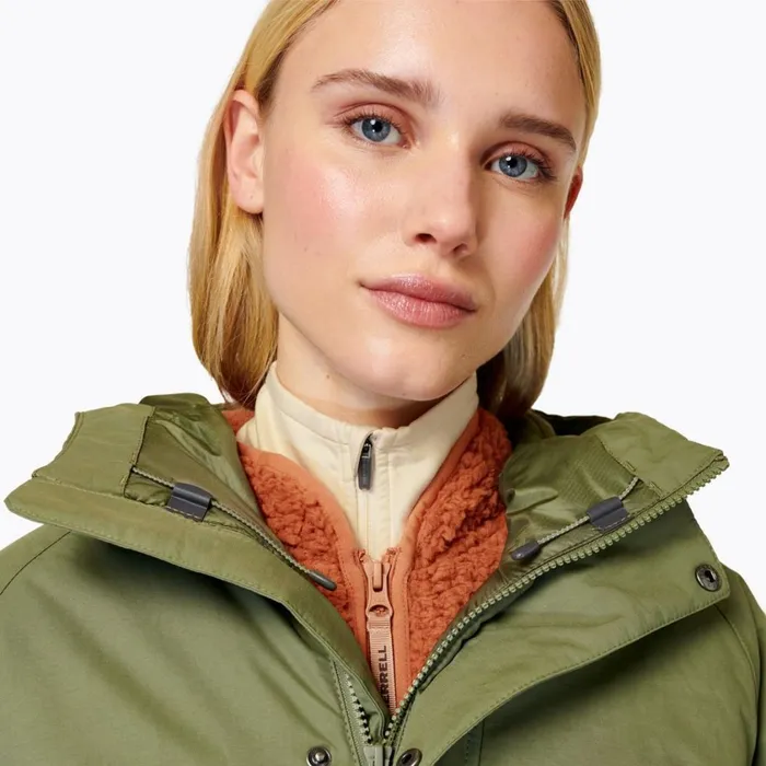 Merrell Outerwear Women Kaidou Medium Weight Insulated Parka Lichen
