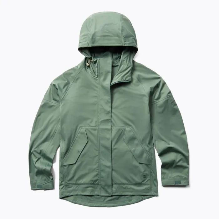Merrell Outerwear Women Whisper Rain Shell Dark Forest