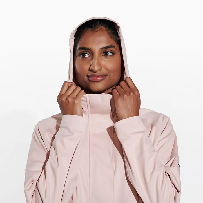 Merrell Outerwear Women Whisper Rain Shell Rose Smoke