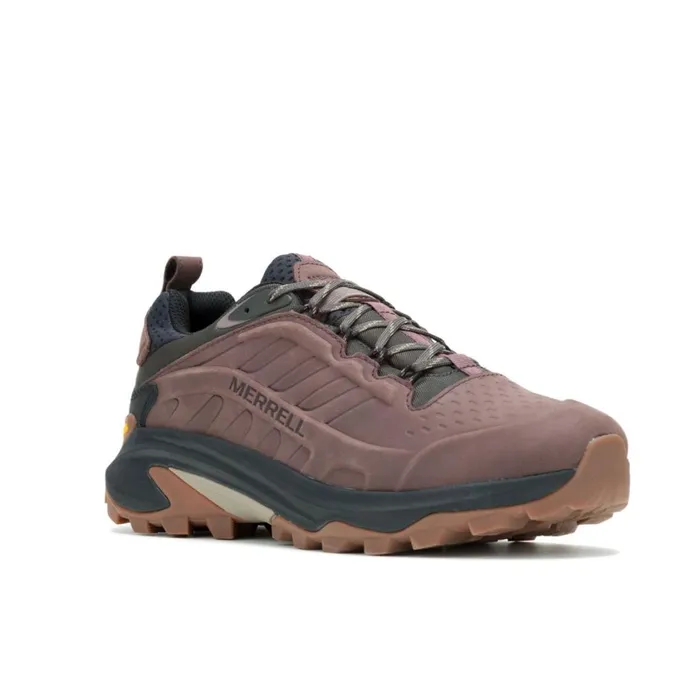 Merrell Sneakers Men Moab Speed 2 Leather Waterproof Peppercorn