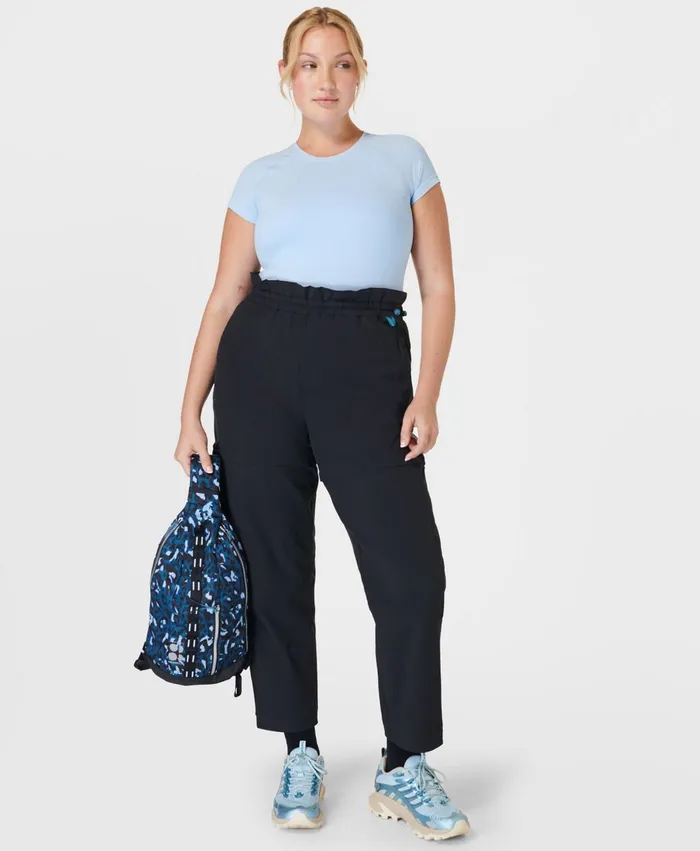 Merrell Tops Women Ascend Athlete Seamless Workout TShirt X Sweaty Betty Breeze Blue