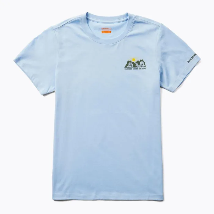 Merrell Tops Women Sunnyscape Tee Soft Chambray