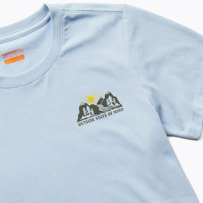 Merrell Tops Women Sunnyscape Tee Soft Chambray