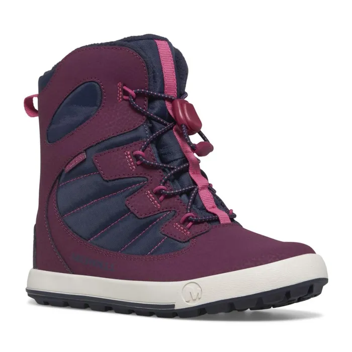 Merrell Winter Boots Kids Big Snow Bank 40 Waterproof Boot Navyberry