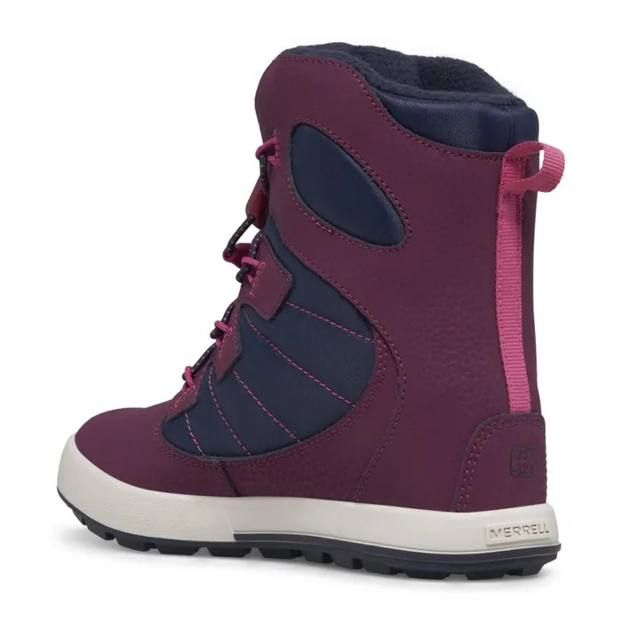 Merrell Winter Boots Kids Big Snow Bank 40 Waterproof Boot Navyberry