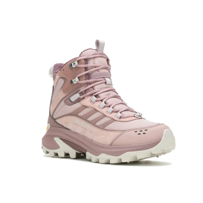 Merrell Winter Boots Women Moab Speed 2 Thermo Mid Waterproof Adobe Rose