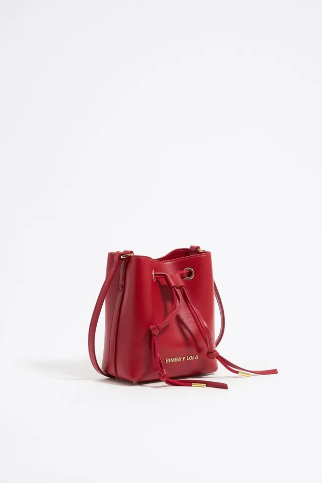 Mini Sac Chihuahua Cuir Rouge Red Women Bimba Y Lola Crossbody Bags