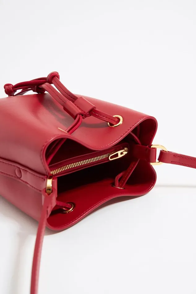 Mini Sac Chihuahua Cuir Rouge Red Women Bimba Y Lola Crossbody Bags