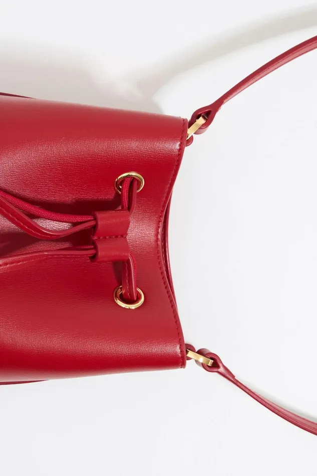 Mini Sac Chihuahua Cuir Rouge Red Women Bimba Y Lola Crossbody Bags