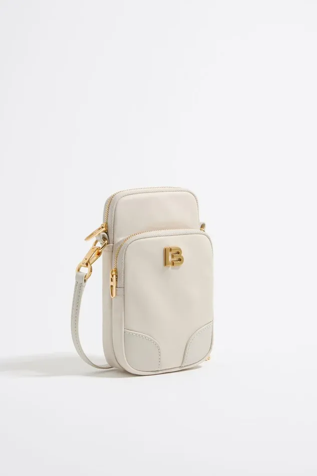 Mini Stone Nylon Crossbody Bag Stone Women Bimba Y Lola Nylon