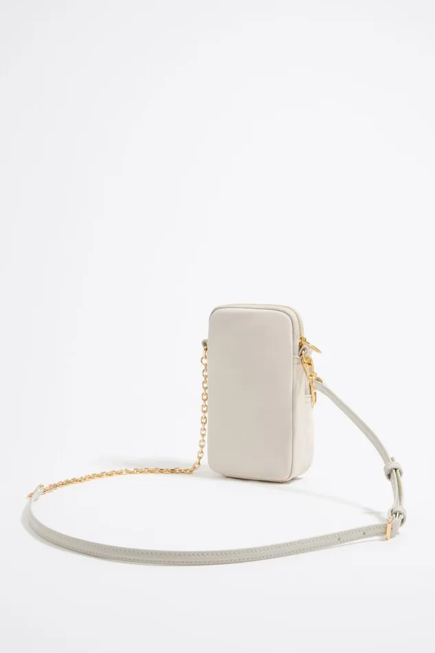 Mini Stone Nylon Crossbody Bag Stone Women Bimba Y Lola Nylon Mini Stone Nylon Crossbody Bag Stone Women Bimba Y Lola Nylon