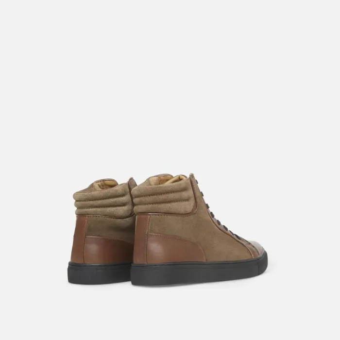Mixed HighTop Sneaker Cognactaupe Men Kenneth Cole Sneakers