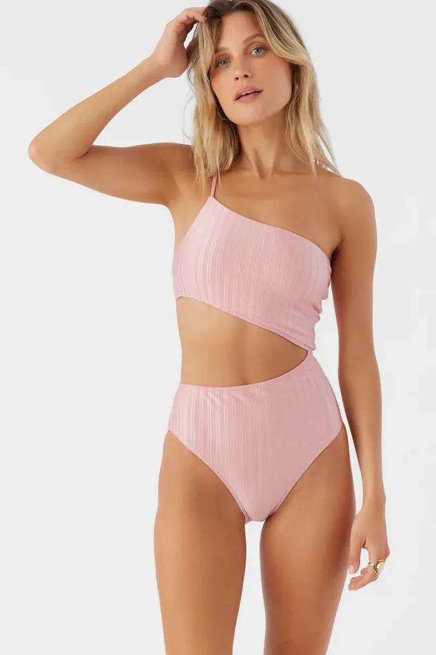 MIZI METALLIC RIB AGADIR ONE PIECE Rose Eleg Women O039NEILL Swim
