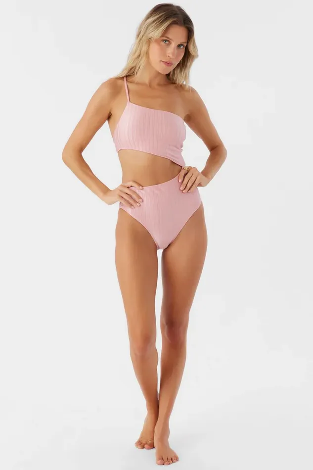 MIZI METALLIC RIB AGADIR ONE PIECE Rose Eleg Women O039NEILL Swim