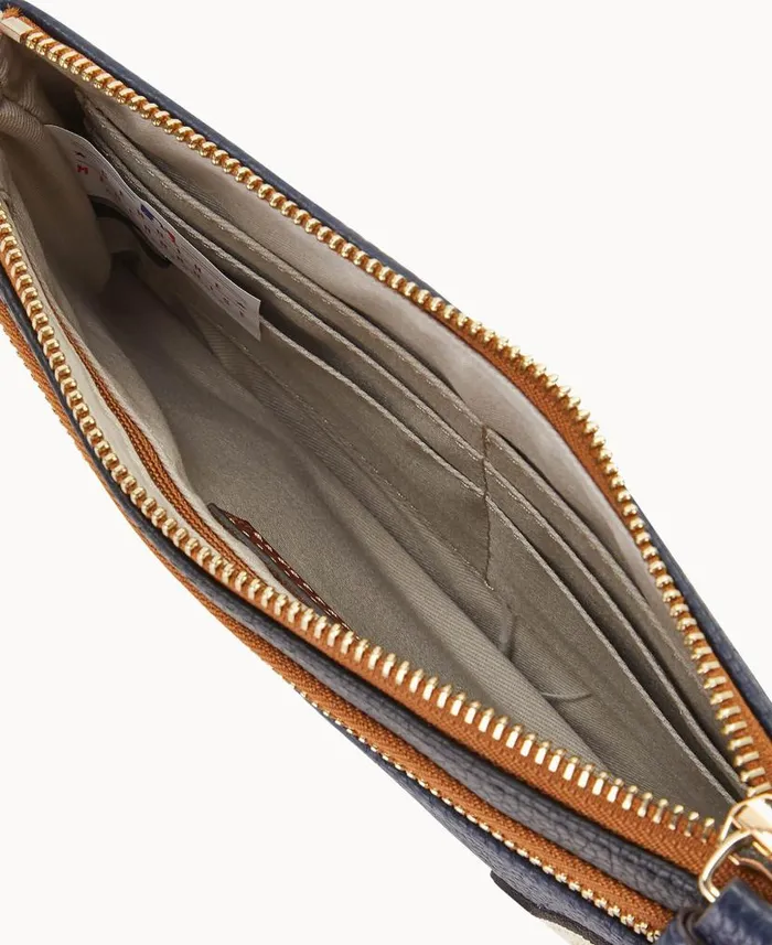 MLB Braves Double Zip Wristlet Braves ManWoman Dooney and Bourke Wallets MLB Braves Double Zip Wristlet Braves ManWoman Dooney and Bourke Wallets