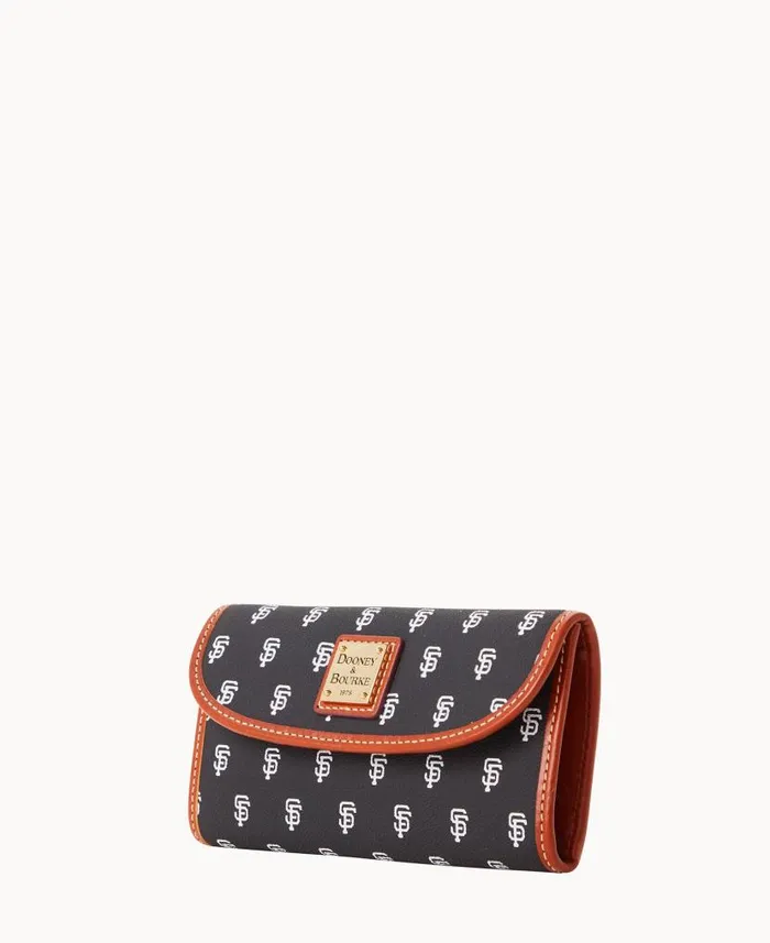 MLB Giants Continental Clutch Giants ManWoman Dooney and Bourke Wallets MLB Giants Continental Clutch Giants ManWoman Dooney and Bourke Wallets