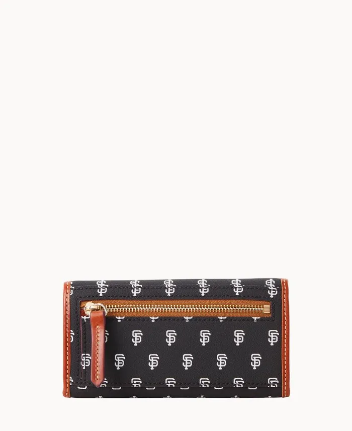 MLB Giants Continental Clutch Giants ManWoman Dooney and Bourke Wallets MLB Giants Continental Clutch Giants ManWoman Dooney and Bourke Wallets