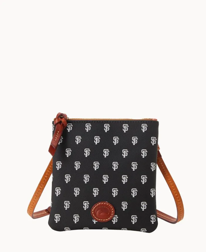 MLB Giants Small North South Top Zip Crossbody Giants Woman Dooney and Bourke Crossbodies MLB Giants Small North South Top Zip Crossbody Giants Woman Dooney and Bourke Crossbodies