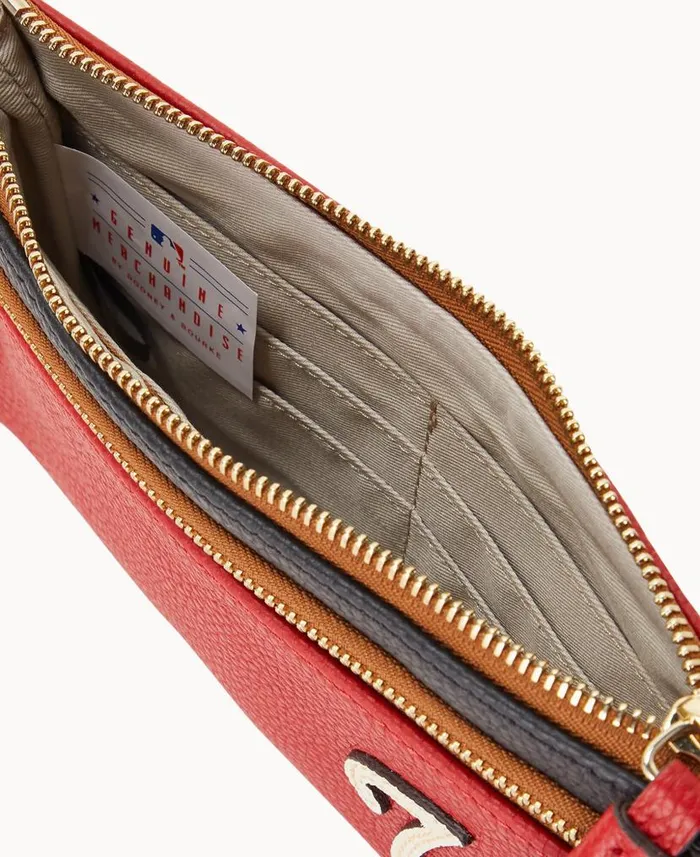 MLB Nationals Double Zip Wristlet Nationals ManWoman Dooney and Bourke Wallets MLB Nationals Double Zip Wristlet Nationals ManWoman Dooney and Bourke Wallets