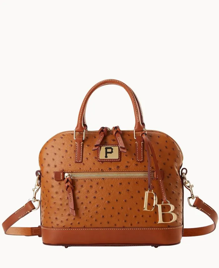 MLB Pirates Domed Zip Satchel Pirates Woman Dooney and Bourke Satchels