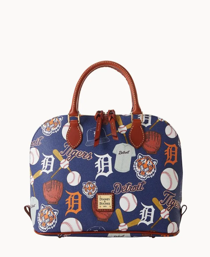 MLB Rays Zip Zip Satchel Rays Woman Dooney and Bourke Satchels