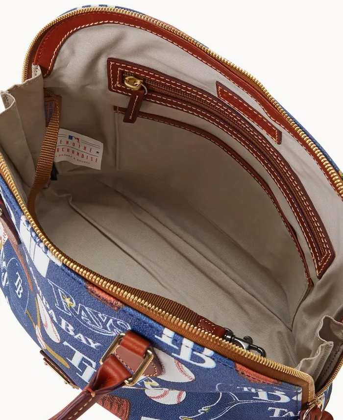 MLB Rays Zip Zip Satchel Rays Woman Dooney and Bourke Satchels MLB Rays Zip Zip Satchel Rays Woman Dooney and Bourke Satchels