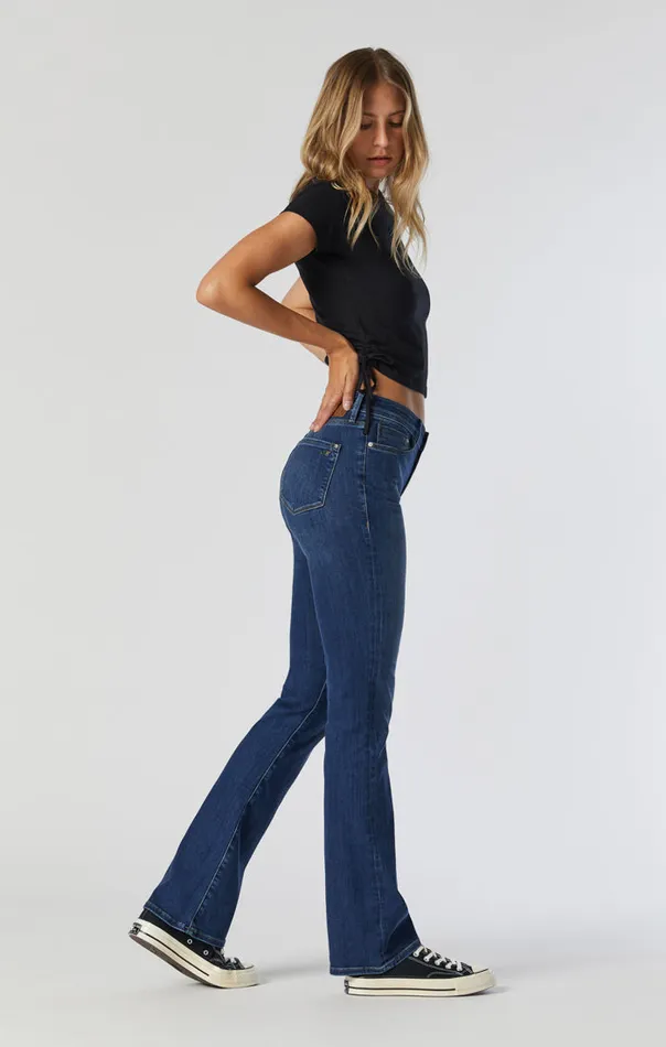 Molly Mid Rise Bootcut In Indigo Supersoft Women Mavi Jeans Denim