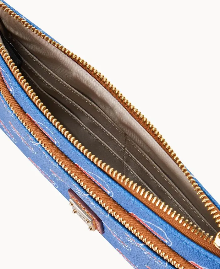 NFL Bills Double Zip Wristlet Buffalo Bills ManWoman Dooney and Bourke Wallets NFL Bills Double Zip Wristlet Buffalo Bills ManWoman Dooney and Bourke Wallets