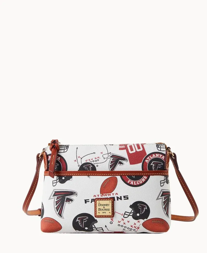 NFL Falcons Ginger Crossbody Falcons Woman Dooney and Bourke Crossbodies