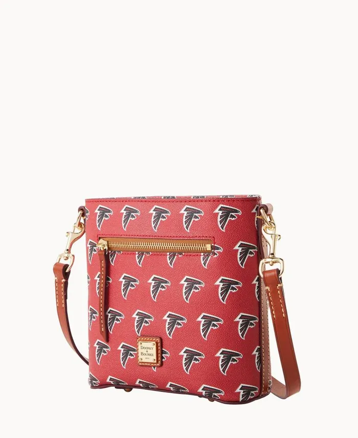 NFL Falcons Small Zip Crossbody Falcons Woman Dooney and Bourke Crossbodies NFL Falcons Small Zip Crossbody Falcons Woman Dooney and Bourke Crossbodies