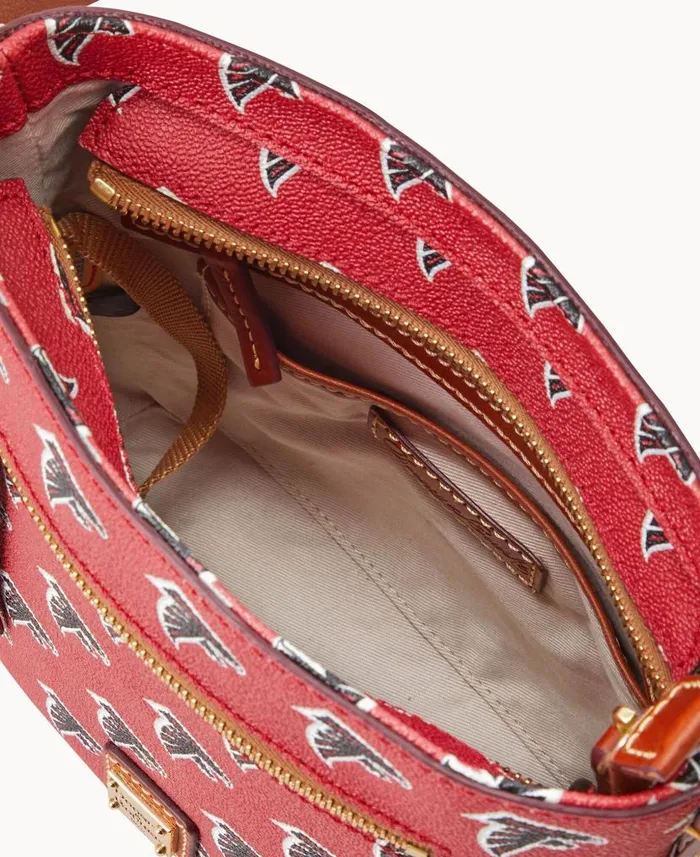 NFL Falcons Small Zip Crossbody Falcons Woman Dooney and Bourke Crossbodies NFL Falcons Small Zip Crossbody Falcons Woman Dooney and Bourke Crossbodies