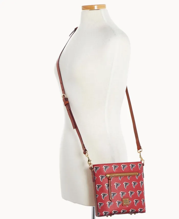 NFL Falcons Small Zip Crossbody Falcons Woman Dooney and Bourke Crossbodies NFL Falcons Small Zip Crossbody Falcons Woman Dooney and Bourke Crossbodies