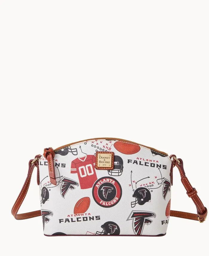 NFL Falcons Suki Crossbody Falcons Woman Dooney and Bourke Crossbodies