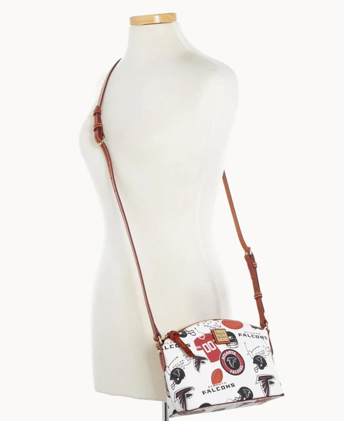 NFL Falcons Suki Crossbody Falcons Woman Dooney and Bourke Crossbodies NFL Falcons Suki Crossbody Falcons Woman Dooney and Bourke Crossbodies
