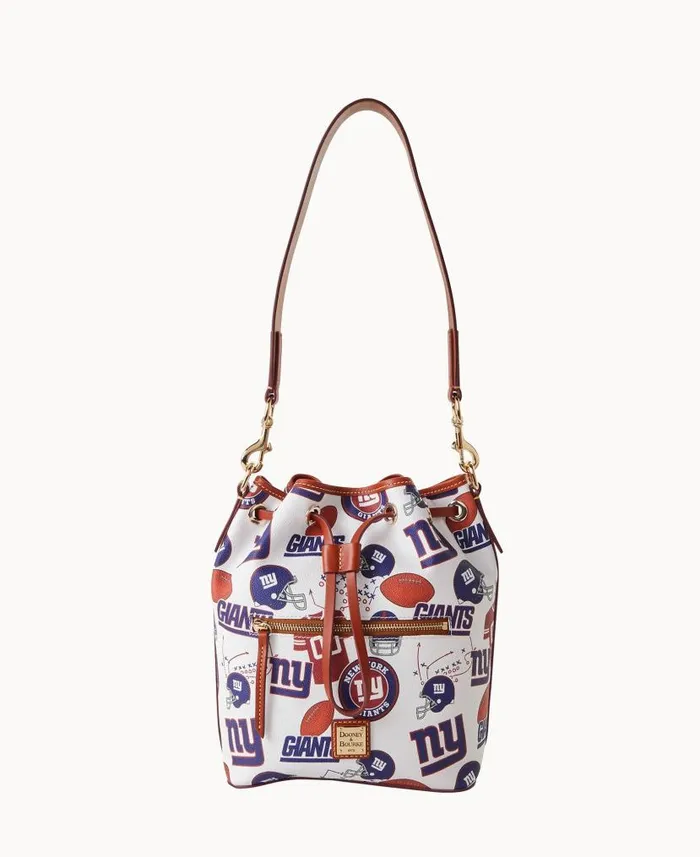 NFL NY Giants Drawstring Giants Woman Dooney and Bourke Shoulder Bags