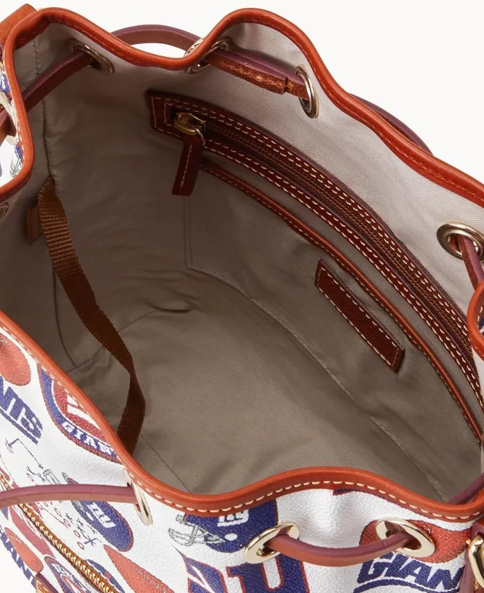 NFL NY Giants Drawstring Giants Woman Dooney and Bourke Shoulder Bags NFL NY Giants Drawstring Giants Woman Dooney and Bourke Shoulder Bags