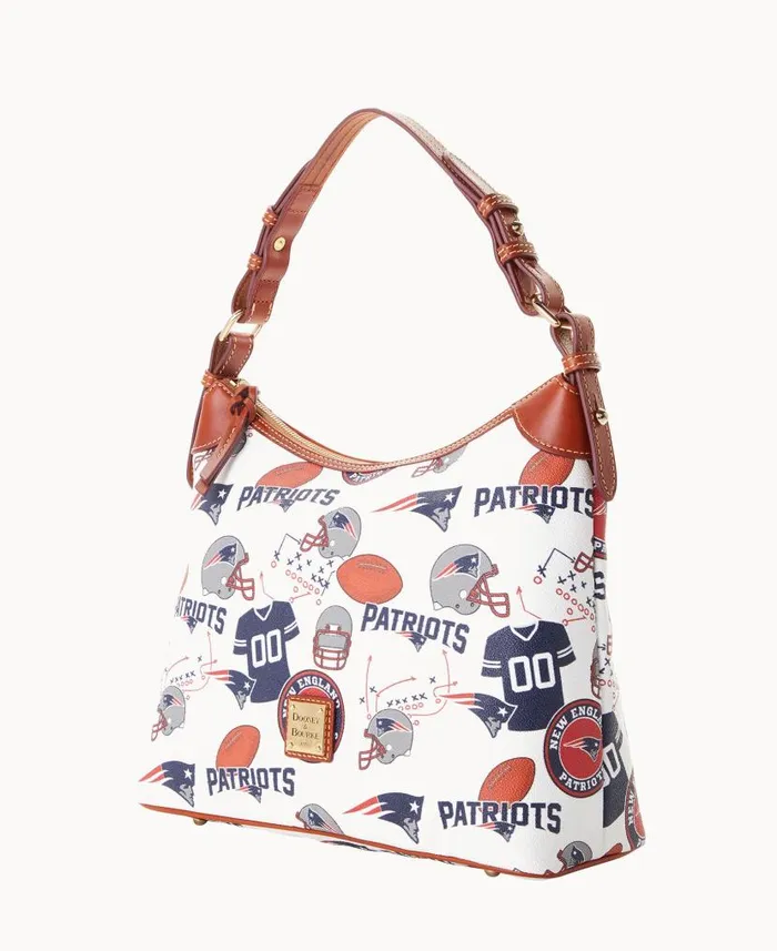 NFL Patriots Hobo Patriots Woman Dooney and Bourke Shoulder Bags NFL Patriots Hobo Patriots Woman Dooney and Bourke Shoulder Bags