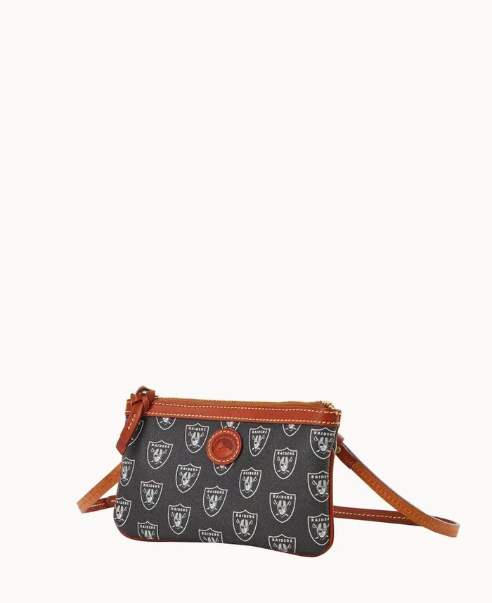 NFL Raiders Large Slim Crossbody Raiders Woman Dooney and Bourke Crossbodies NFL Raiders Large Slim Crossbody Raiders Woman Dooney and Bourke Crossbodies