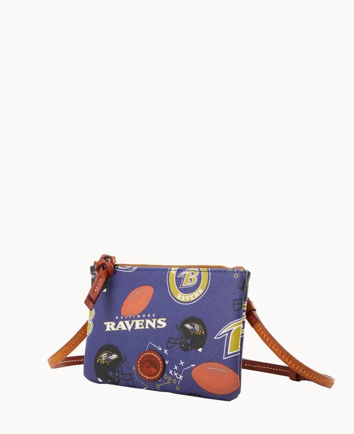 NFL Ravens Top Zip Crossbody Ravens Woman Dooney and Bourke Crossbodies NFL Ravens Top Zip Crossbody Ravens Woman Dooney and Bourke Crossbodies