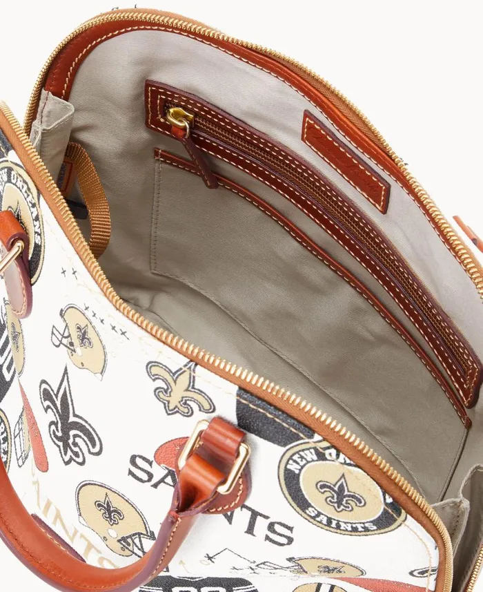 NFL Saints Zip Zip Satchel Saints Woman Dooney and Bourke Satchels NFL Saints Zip Zip Satchel Saints Woman Dooney and Bourke Satchels