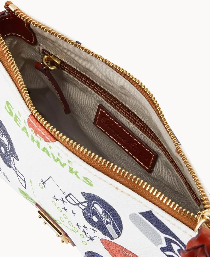 NFL Seahawks Crossbody Pouchette Seahawks Woman Dooney and Bourke Crossbodies NFL Seahawks Crossbody Pouchette Seahawks Woman Dooney and Bourke Crossbodies