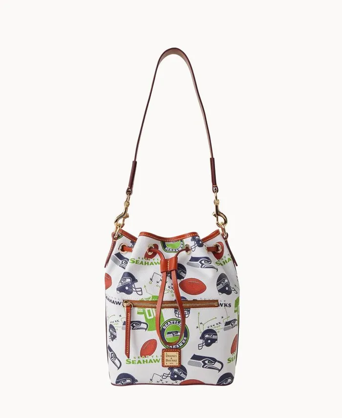 NFL Seahawks Drawstring Seahawks Woman Dooney and Bourke Shoulder Bags