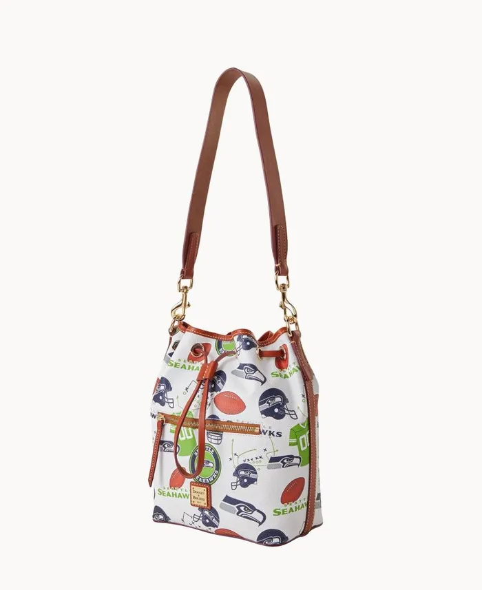 NFL Seahawks Drawstring Seahawks Woman Dooney and Bourke Shoulder Bags NFL Seahawks Drawstring Seahawks Woman Dooney and Bourke Shoulder Bags