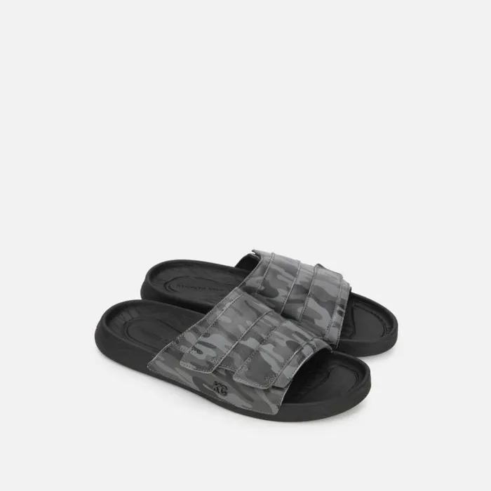 Nova Band Slide Sandal Black Camo Men Kenneth Cole Sandals