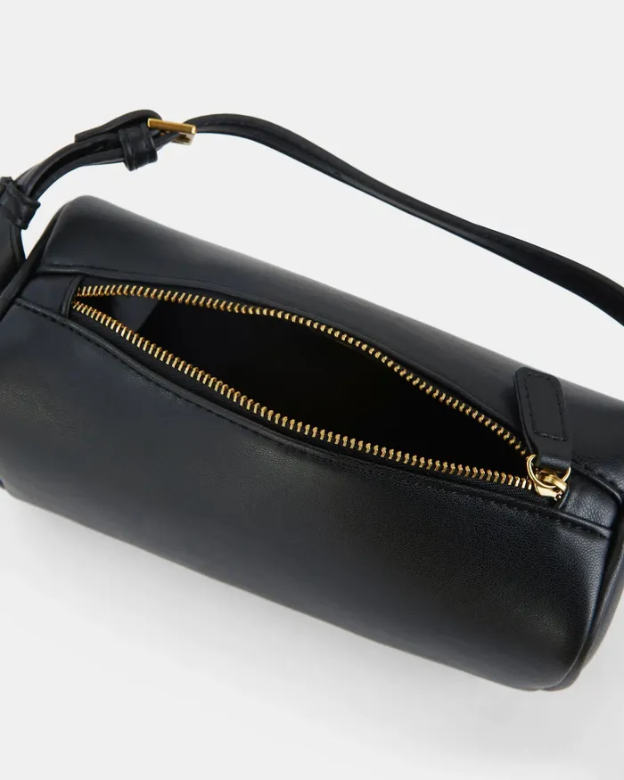 NOVO Shoes AIKEN BLACK TOP HANDLE BAG Women Shoulder Bags