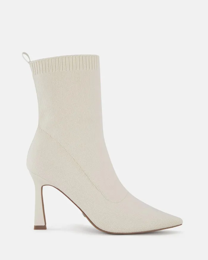 NOVO Shoes Ankle Boots Women KROC CREAM KNIT Ankle Boots