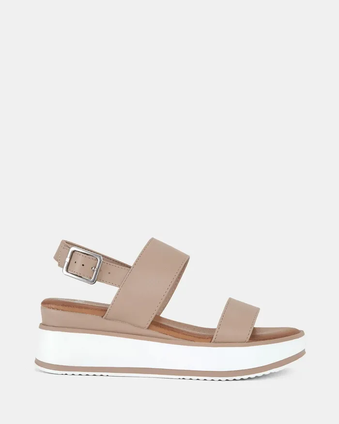NOVO Shoes BRYDIE NUDE Women Wedges